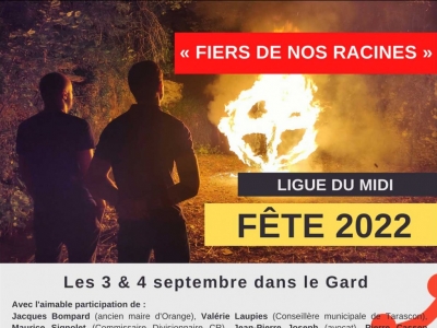 Lucien Cerise présent à la fête de la Ligue du Midi le 4 septembre 2022