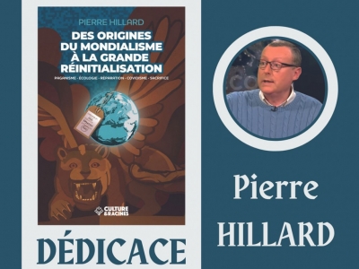Pierre Hillard en dédicace à la librairie Dobrée à Nantes le 15 octobre 2022