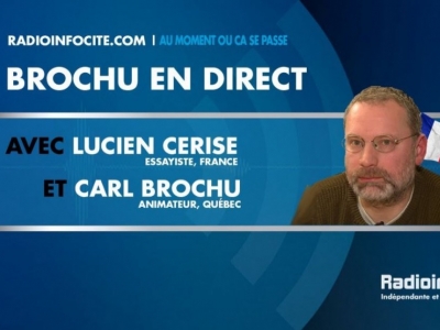 Entrevue avec Lucien Cerise sur l'ingénierie sociale et l'actualité | Brochu en direct