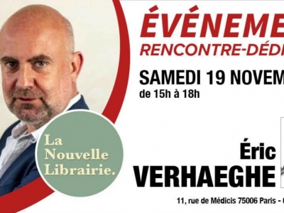 Éric Verhaeghe en dédicace à La Nouvelle Librairie le 19 novembre 2022 !