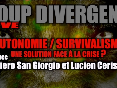 Autonomie / Survivalisme : une solution face à la crise ? I Avec Piero San Giorgio et Lucien Cerise