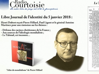 Aux sources de l’idéologie mondialiste : Pierre Hillard sur Radio Courtoisie (2018)