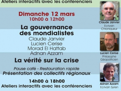 La gouvernance par le chaos des mondialistes, la vérité sur la crise I Conférence avec Lucien Cerise le 12 mars en Bretagne
