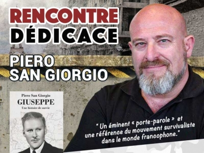 Piero San Giorgio en séance de dédicaces le samedi 27 juin 2020 à Paris ! 