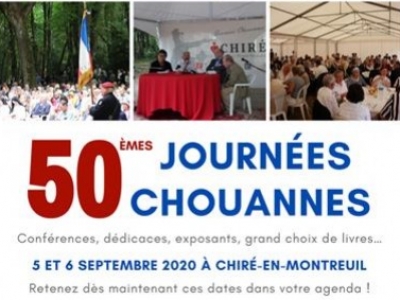 Pierre Hillard, Lucien Cerise et les éditions Culture & Racines seront aux Journées Chouannes, les 5 et 6 septembre 2020
