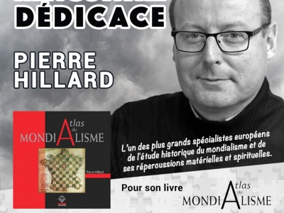 Rencontre-dédicace avec Pierre Hillard le 24 octobre à la Librairie Duquesne (Paris)
