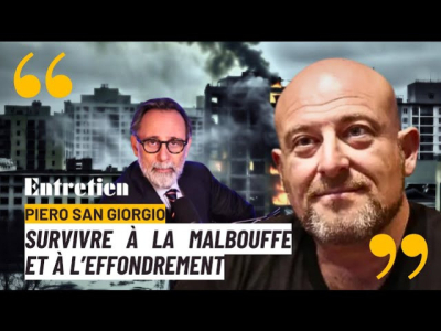 Piero San Giorgio : « Le survivalisme ce n'est pas les fusils et les boîtes de conserve »