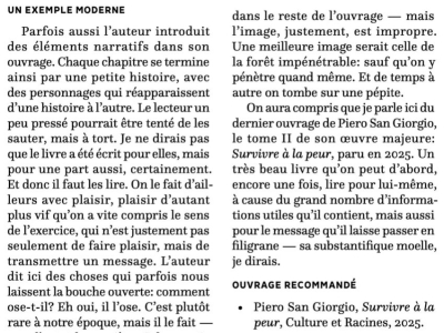 On parle de « Survivre à la peur » de Piero San Giorgio dans « Antipresse » de Slobodan Despot ! 