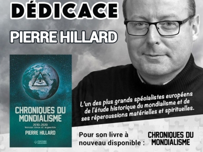 Rencontre-dédicace avec Pierre Hillard à la Librairie Vincent (Paris) le 19 décembre 2020