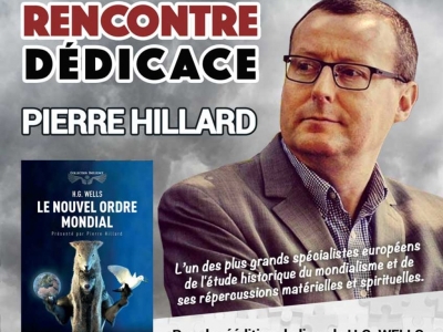 Rencontre-dédicace avec Pierre Hillard le 6 mars 2021 à la Librairie française (Paris)