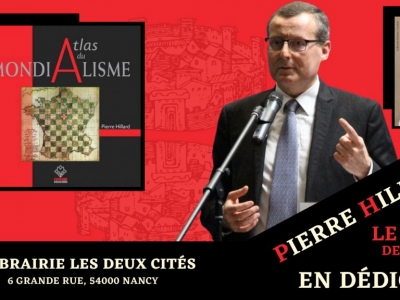 Pierre Hillard en dédicace à la librairie Les Deux Cités à Nancy le 12 juin 2021