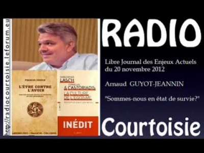 Françis Cousin sur Radio Courtoisie : Sommes nous en état de survie ?
