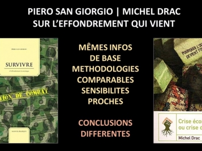 « L’effondrement qui vient ». Dialogue entre Piero San Giorgio et Michel Drac