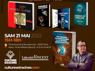 Dédicace avec Pierre Hillard à la librairie Vincent le 21 mai 2022 !