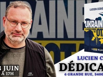Lucien Cerise en dédicace à la librairie « Les Deux Cités » à Nancy le 18 juin 2022